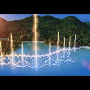 Buy cheap dancing water fountain synchronized with rhythm from wholesalers