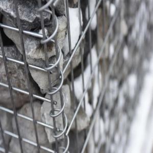 Welded Wire Mesh Galvanized Steel Gabion Box Baskets 1mx1mx1m