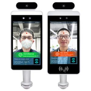 Buy cheap Facial Recognition And Body Temperature Testing 8 Inch Device With Software For Access Control from wholesalers