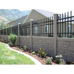 Buy cheap Iso 9001 Steel Picket Fence Wrought Picket Top Garden 6 Ft Tall Durable Prefabricated from wholesalers