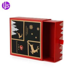 Buy cheap Custom Logo Luxury Slide Drawer Gold Metallic Paper Necklace Velvet Jewelry Box from wholesalers