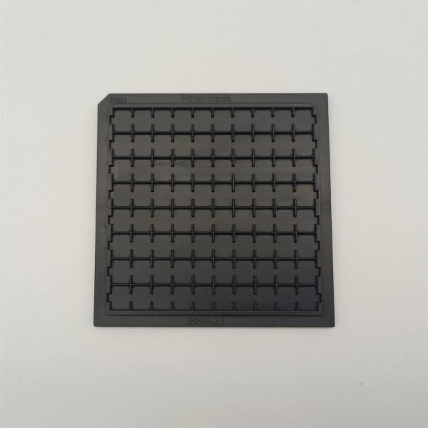 Quality Black PC Waffle Pack Chip Tray General And Ultrasonic Cleaning for sale