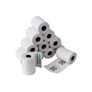 Buy cheap 8x230ft BPA Free Pre Printed Thermal Paper ATM Offset Printing product