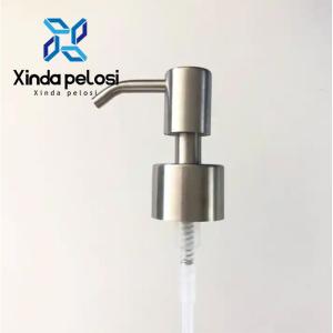 Buy cheap Hand Foam Soap Dispenser Pump Metalic Flat Top Soap And Lotion Dispenser Pumps Brushed Nickel from wholesalers