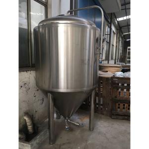 Buy cheap 60° Bottom Cone Commercial Fermentation Beer Brewing Equipment for Alcohol Processing from wholesalers