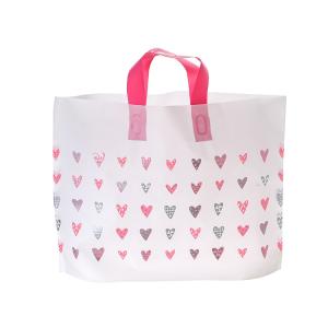 Custom Printed Reusable Grocery Bags , Plastic Tote Shopping Bags