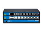 Buy cheap 24 Port Industrial Ethernet Switch -40~75 Centigrade Operating Temperature from wholesalers