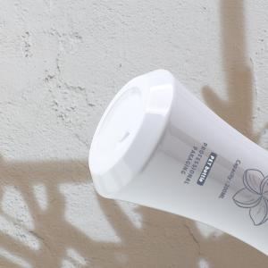 Hot Stamping White 300ml Plastic Lotion Bottle With Screw Cap