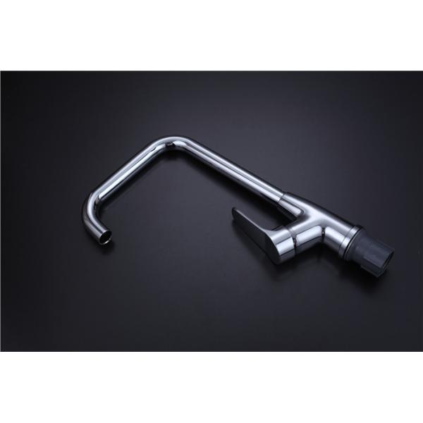 360 Rotatable Stainless Steel Faucet , Deck Mounted Single Hole Industrial