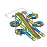 Buy cheap Spiral Circle Whole Age Custom Water Slide With Mutiline Slides from wholesalers
