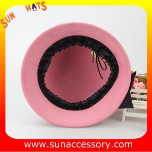 Vintage hot sale cloche hats wholesale for ladies,100% Australia wool felt hats