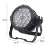 Outdoor Stage Lighting Solutions 18pcs Waterproof LED Par Cans with DIALux evo Layout for sale