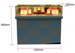 Buy cheap Rectangle Shape Flat Pack Plinth With Glass Cabinet , Jewelry Watch Shop Display from wholesalers