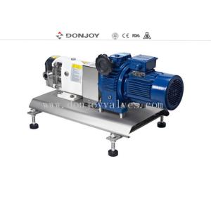 Donjoy TUL-25 horizontal rotor lobe pump with butterfly rotors and signle seal
