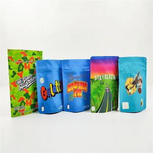 Buy cheap SGS 100mic CMYK Biodegradable Smell Proof Bags Resealable VMPET MOPP from wholesalers