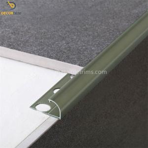 Buy cheap 0.8mm Thickness Decorative Metal Trim Tile Edge Trim  Inside Corner Trim Matt Titanium from wholesalers