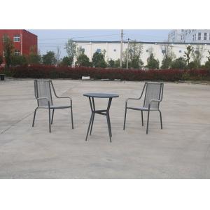 Buy cheap 72cm Aluminum Rope Garden Set Two Chair With Table from wholesalers