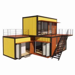 Buy cheap Customized Color Modern Luxury Prefabricated Steel Houses with Toilet Shop Custom Selection from wholesalers