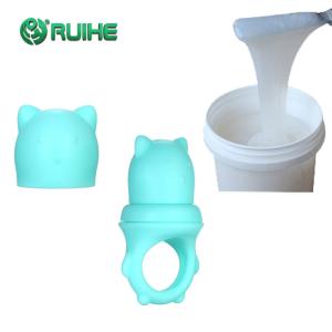 ROHS Injection Molding LSR Liquid Silicone Rubber Baby Pacifiers Yellowing