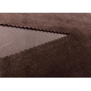 300GSM 90% Polyester Microfiber Velvet Fabric for Home Textile Brown