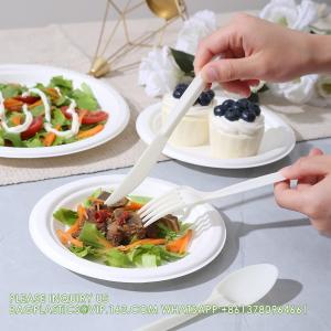 Compostable Cutlery Set Eco-Friendly Heavy Duty Utensils (50 Forks, 50 Spoons,
