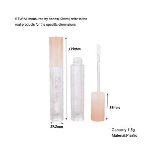Buy cheap 1.6g Pink Gradient Lip Balm Tubes from wholesalers