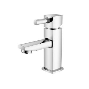 Buy cheap Ceramic/Brass/Polished Single Lever Monobloc Chrome Basin Mixer T8182AMW from wholesalers