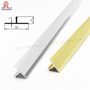 Buy cheap Customized Aluminum T Transition Strip T3 - T8 Aluminum Edge Trim from wholesalers