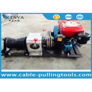Buy cheap Power Construction Cable Winch Puller With Water Cooled Diesel Engine from wholesalers