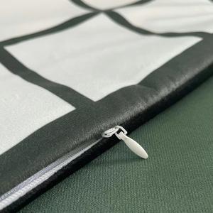 Buy cheap 40*40CM Cushion Cover Sublimation Multi Panel Style Design Blank Custom Printable 3 Panel Velvet Sublimation Cushions from wholesalers