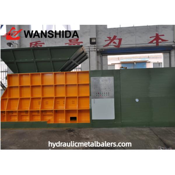Large Horizontal Scrap Cutting Machine With PLC Automatic For Recycling