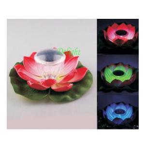 Buy cheap solar led lotus light waterproof mini solar lotus lighting from wholesalers