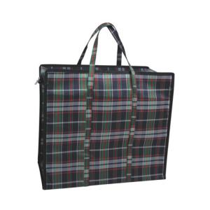 Buy cheap 180 GSM Adjustable Strap Shopping Canvas Tote  Bags / Canvas Zip Bag With Zipper Closure product