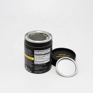 Buy cheap Biodegradable Foil Inner Paper Tube Can Packaging With Metal Cover from wholesalers