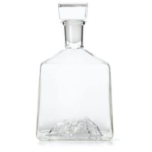Buy cheap 500ml Clear Glass Whiskey Decanter Dispenser for Liquor Hot Stamping Surface Handling from wholesalers