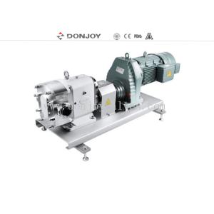 Donjoy TUL-25 horizontal rotor lobe pump with butterfly rotors and signle seal