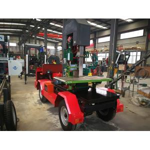 Mobile type diesel portable sawmill wood log cutting machinery /Vertical Cutting