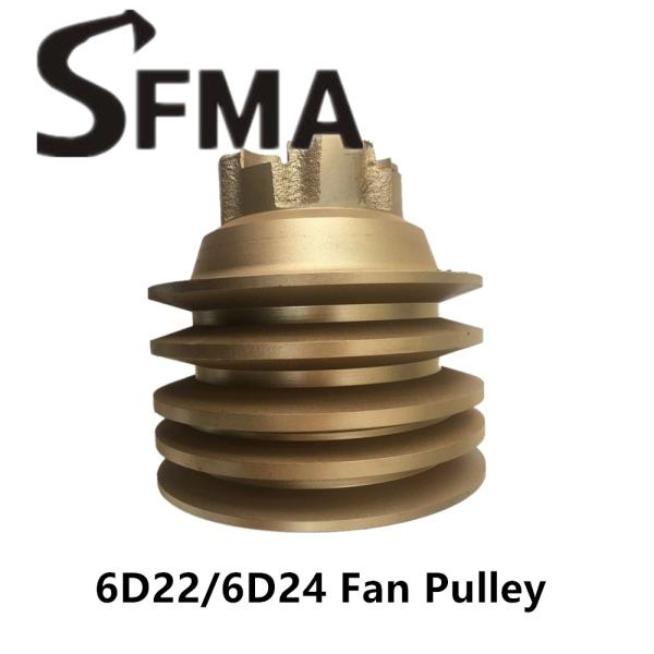 Buy cheap 4 Groove OD209 Pump 6D24 Engine Fan Pulley from wholesalers