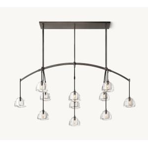 Buy cheap 72 Crystal Brass Chandelier Customized Hemisphere Chandelier Dimmable from wholesalers