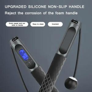 Buy cheap Fitness equipment Weighted Speed Skipping Rope Digital Smart Cordless Jump Rope with Counter from wholesalers