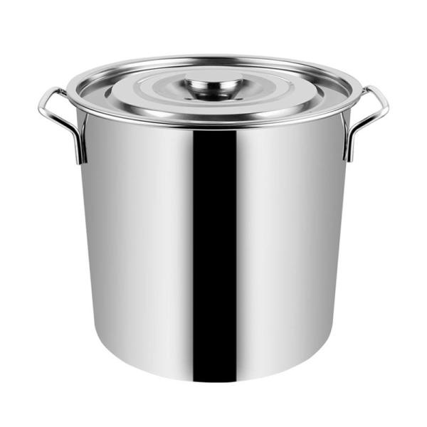 304 Stainless Steel Kitchen Soup Pots Large Capacity Heavy Duty