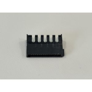 2.54mm pitch 6-pin IDC female terminal connector, wire-to-board electrical
