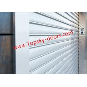 Buy cheap Lighter Aluminum Doors Overhead Metal Roll Up Doors Low Noise Heat Insulation Type from wholesalers