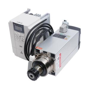 China 6KW 220V/380V Air-Cooled Square Spindle CNC Spindle Motor Kit for CNC Milling Machine on sale
