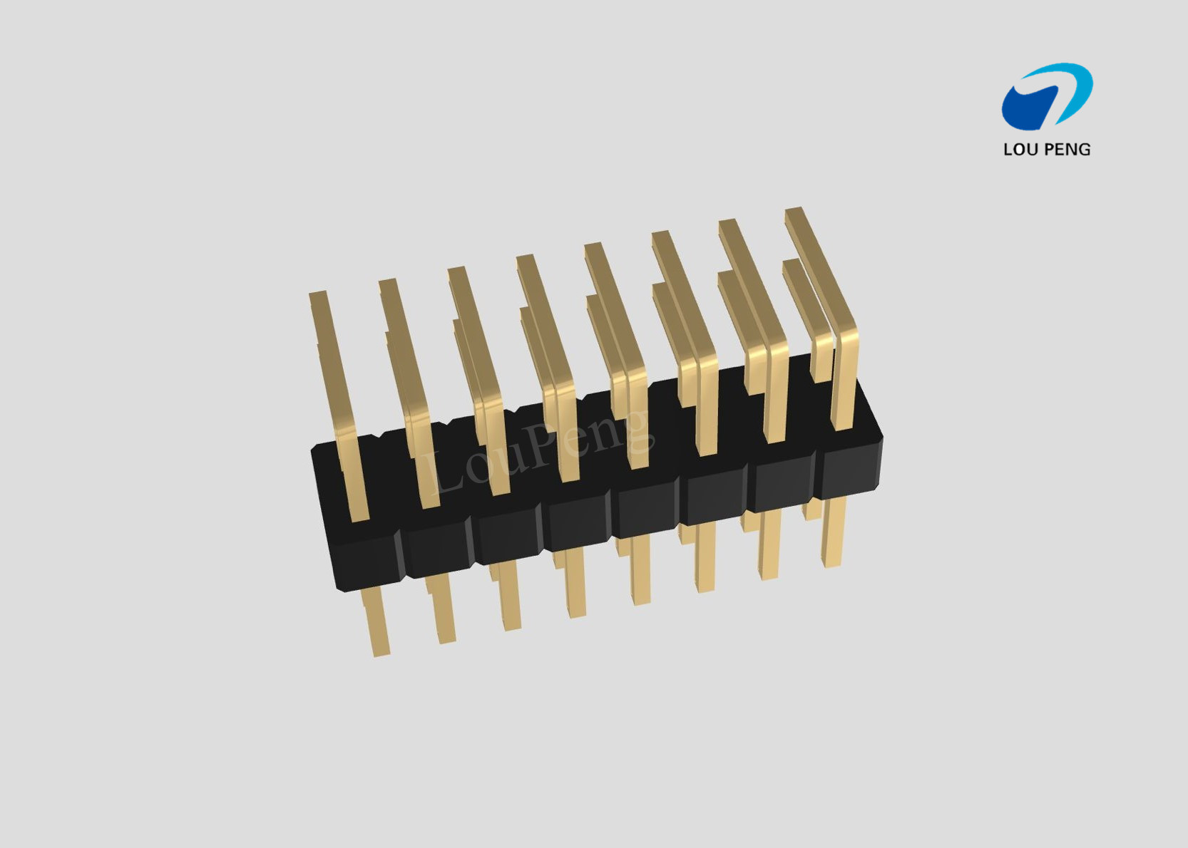 Buy cheap Pin Header 2x08pin 2.00mm pitch horizontal product