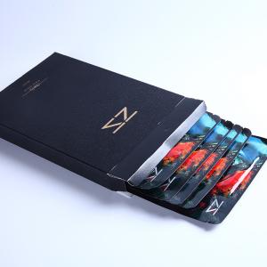 Facial mask embossed outer paper box custom printing