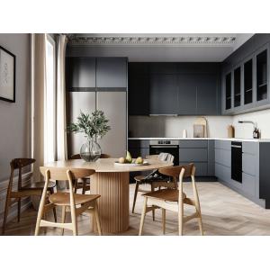 China Matt Shaker Lacquer Furniture Modular Kitchen Cabinet Made In China on sale