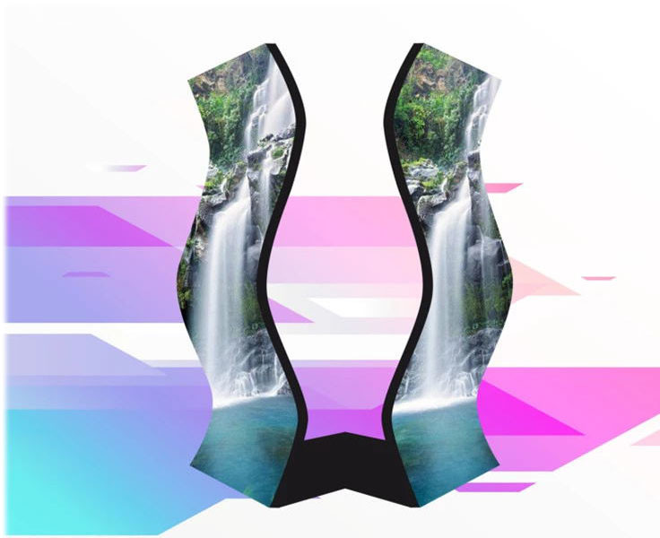 Buy cheap SGS Factory P1.875 Mm Flexible LED Display Screen For Advertising product