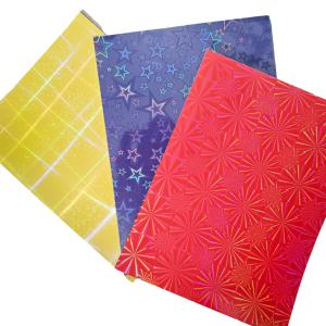 Self-adhesive Transparent Holographic Cold Lamination Film with Liner Holographi