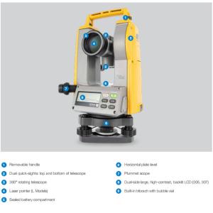 Buy cheap Model Topcon DT-300 Series Electronic Digital Theodolite 5 